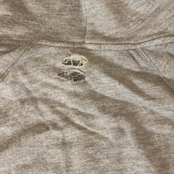 Sundry Women’s Gray Distressed Hoodie Size 3 - Picture 9 of 9